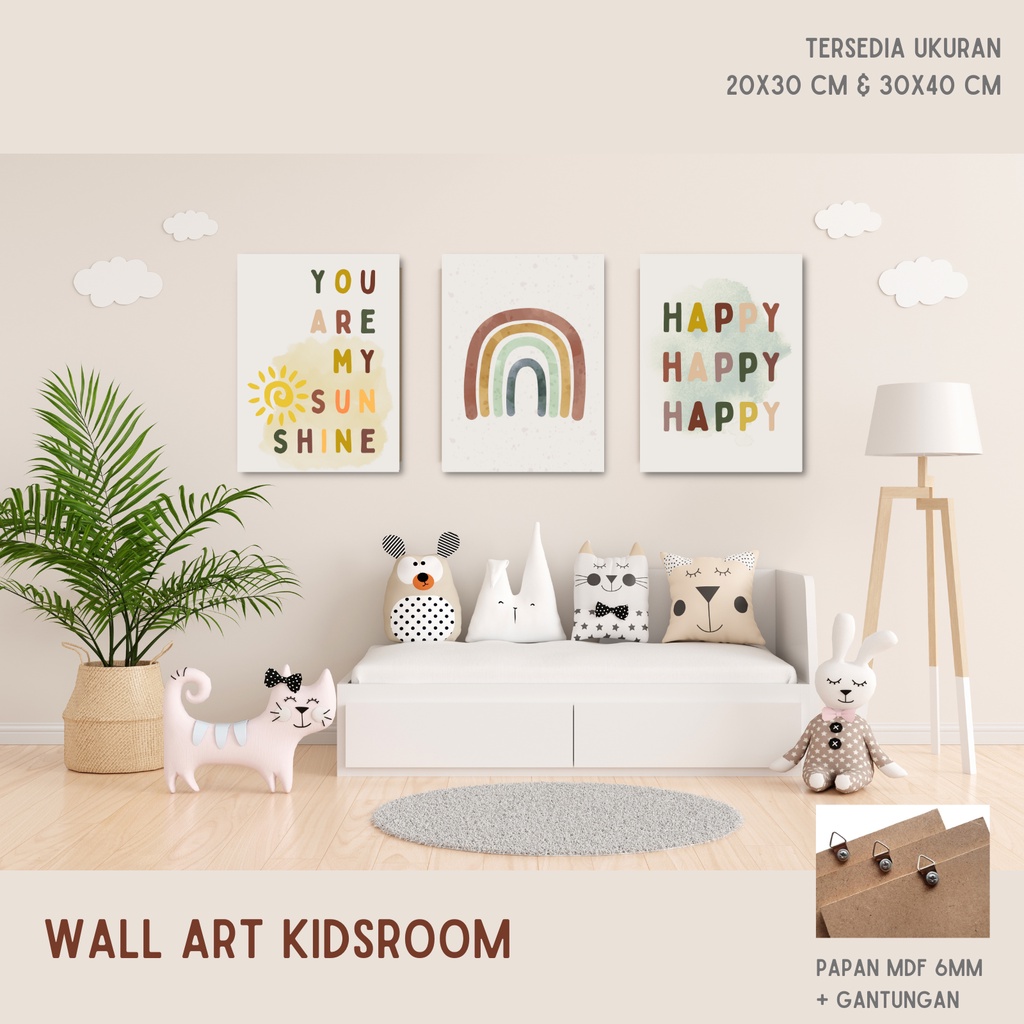 Wall Art - Pajangan Hiasan Dinding Ruang Anak