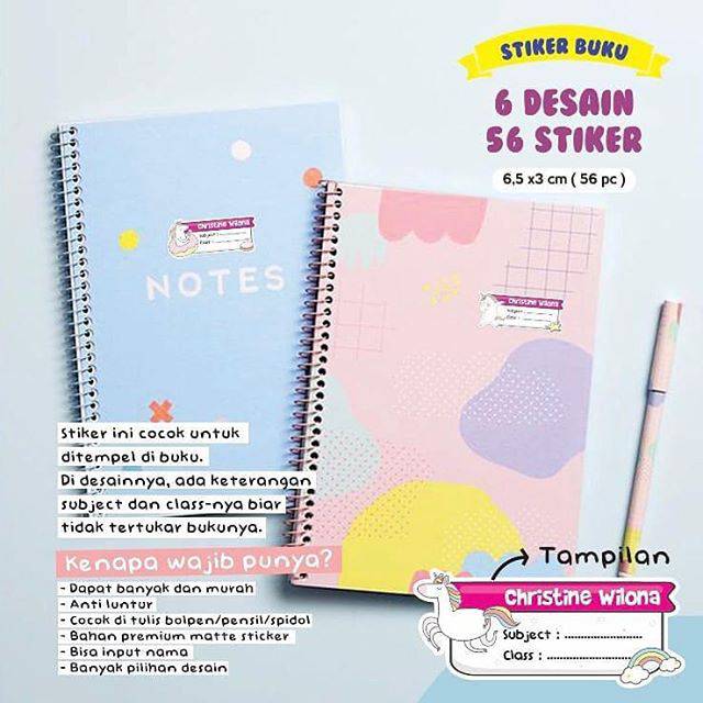 

Stiker Buku Lucu dan Murah Paket 1