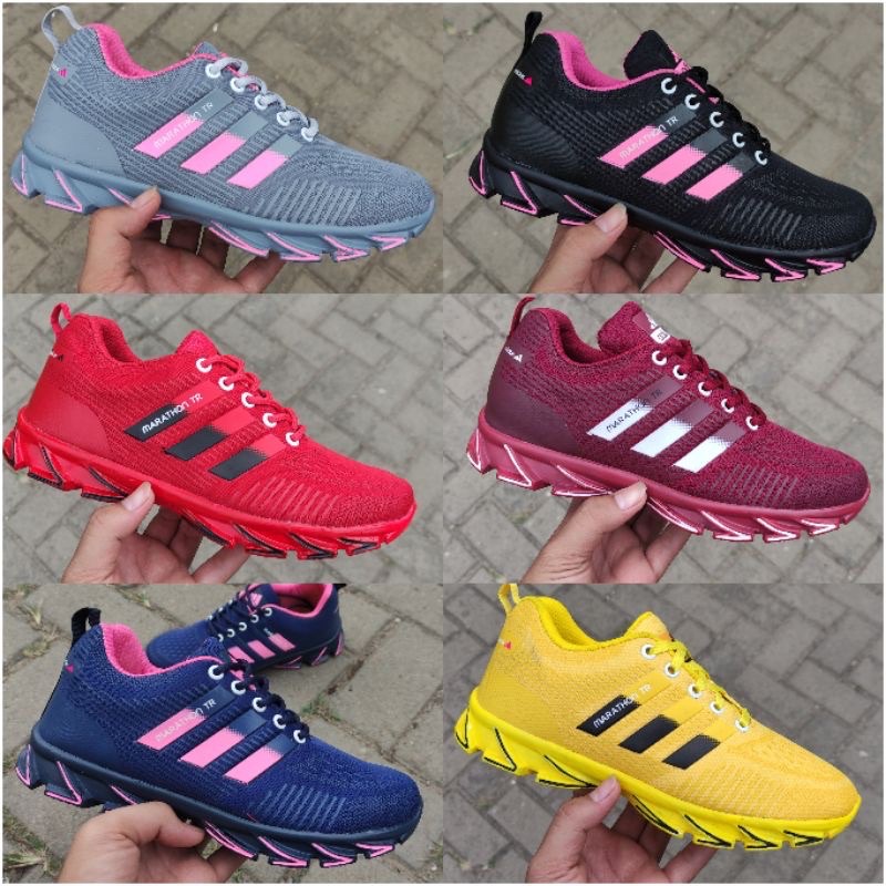 Sepatu Wanita Adidas Sprlingbalde Made in Vietnam cocok untuk maraton joging olahraga gym zumba Aerobik dll