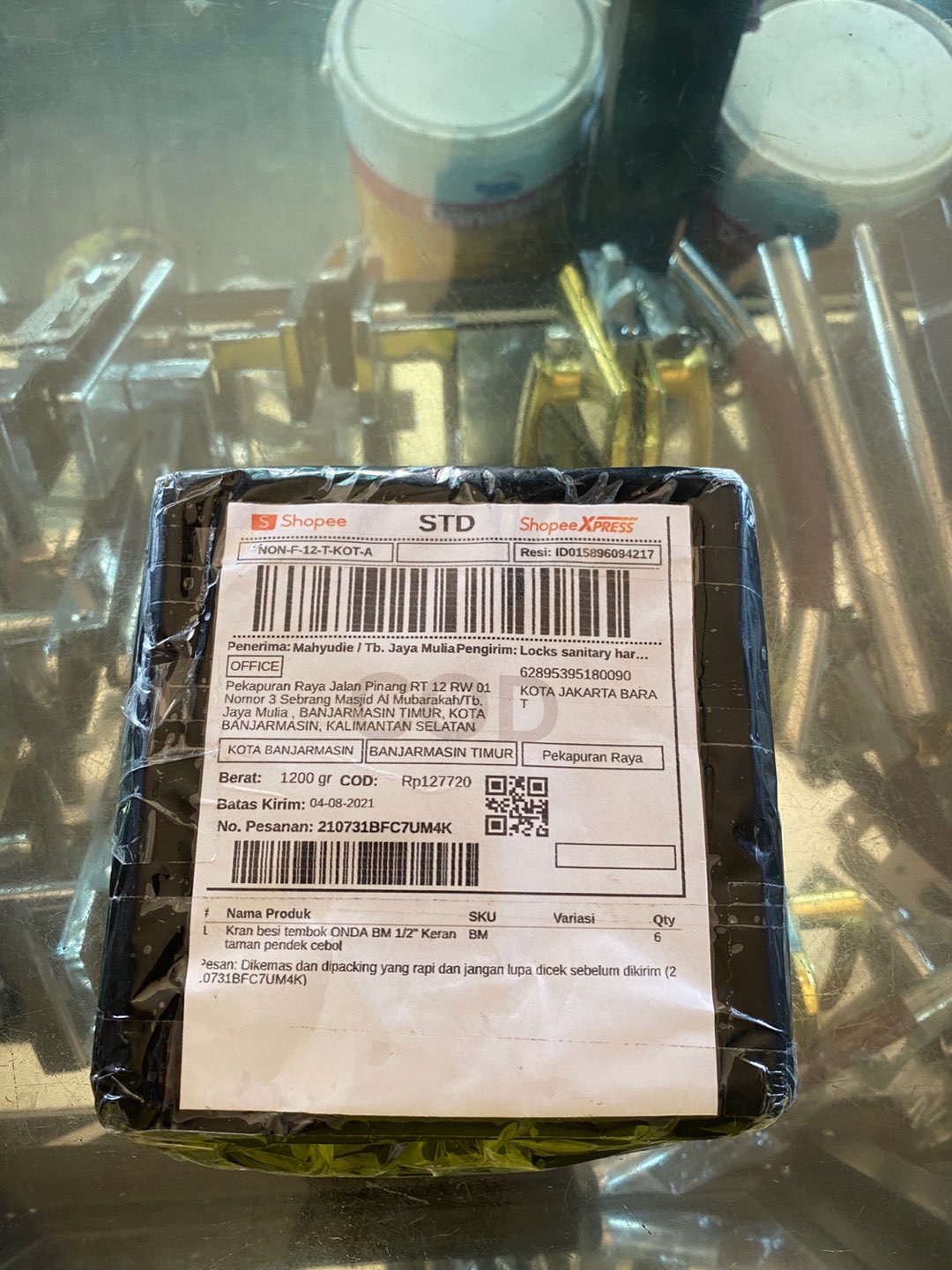 Kran Besi Tembok Onda Bm 1/2 Keran Taman Pendek Cebol