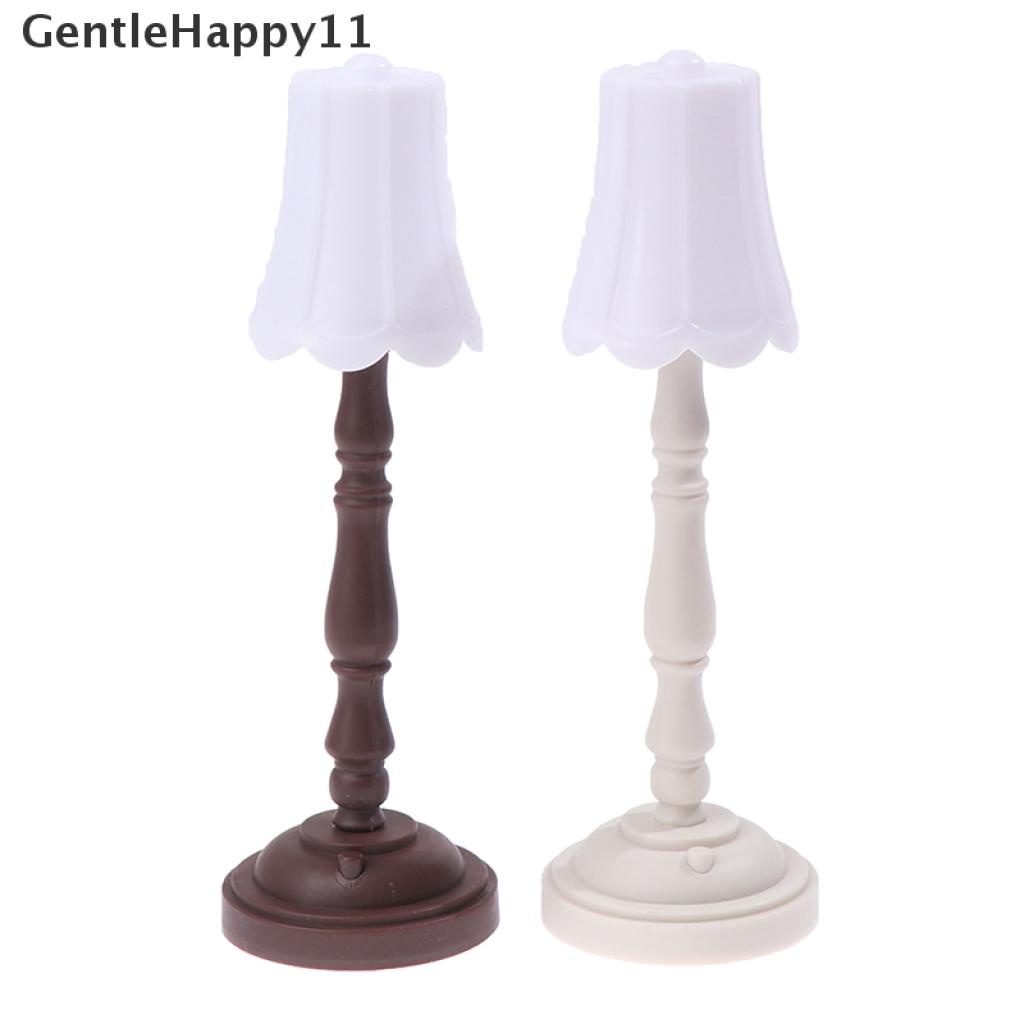 Gentlehappy Mainan Miniatur Lampu LED Skala 1: 12 Untuk Aksesoris Rumah Boneka