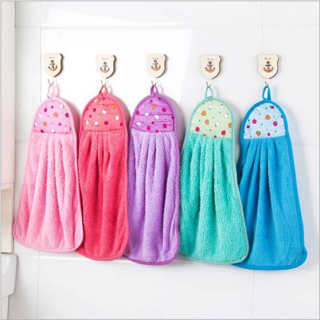 ELDE 1 - Kain Lap Serbaguna Hand Towel Serap Air / Lap Tangan Handuk Polos