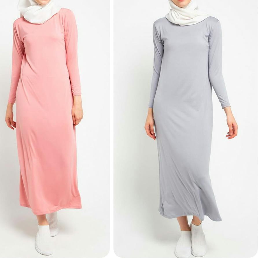 Baju Muslim Daleman Manset Gamis Panjang / Gamis Manset Panjang Inner Manset - Muslim Wear