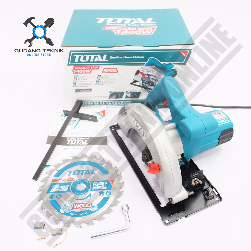 Circular Saw 7&quot; TOTAL TS11418526 / Mesin Potong Gergaji Kayu 7 Inch TS 11418526 TOTAL