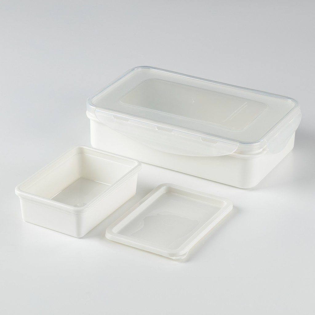 FULLASTAD Tepak Penyimpanan Makanan Food Storage Lunch Box Putih Estetik Ikea