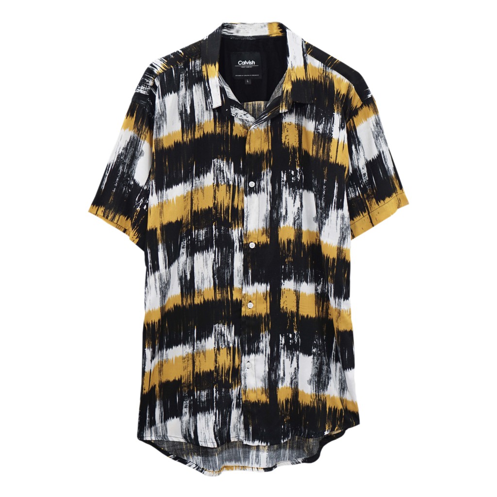Kemeja Pria Motif Abstrak - Calvish