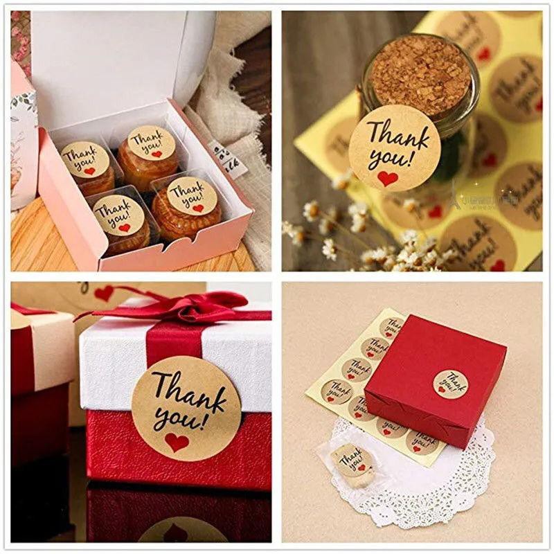 Stiker Terima Kasih / Sticker Thank you 500 Pcs / 1 Roll-4