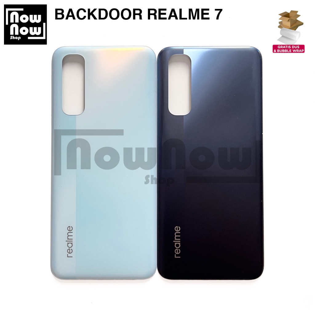 Backdoor Tutup Belakang Baterai Backcover Back Casing Kesing Realme 7 RMX2155 Cover Belakang