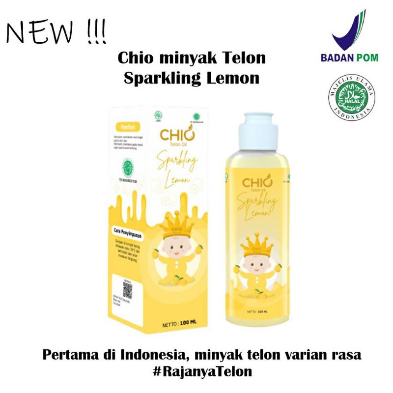 Chio Minyak Telon Aroma Chocolate Malt, Sparkling Lemon, Bubble Gum, Strawberry Milk