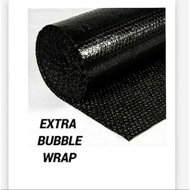 

Extra/Doublle Bubble Wrap (Tambahan pekingan pengemasan)