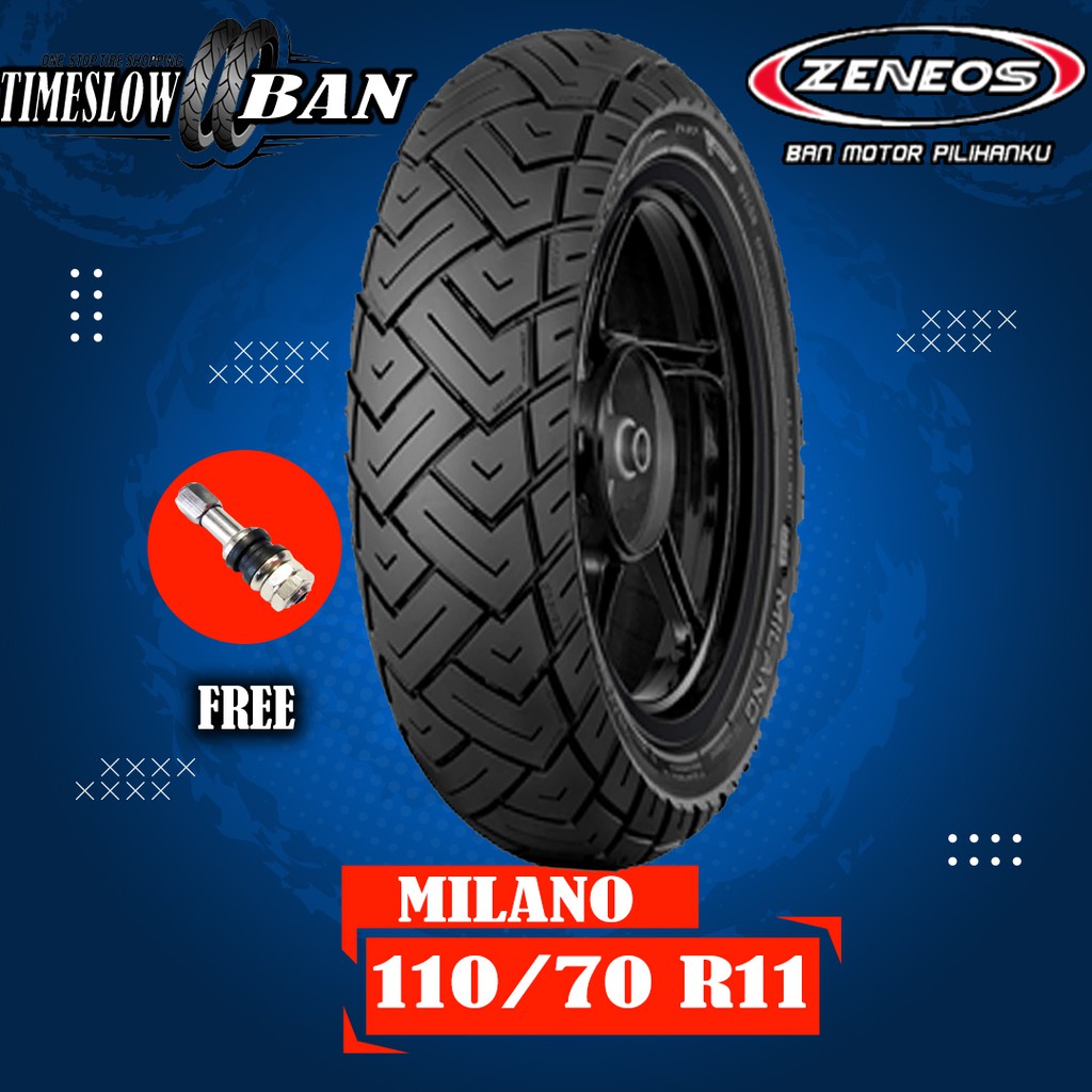 Ban Motor VESPA MATIC // ZENEOS MILANO 110/70 Ring 11 Tubeless