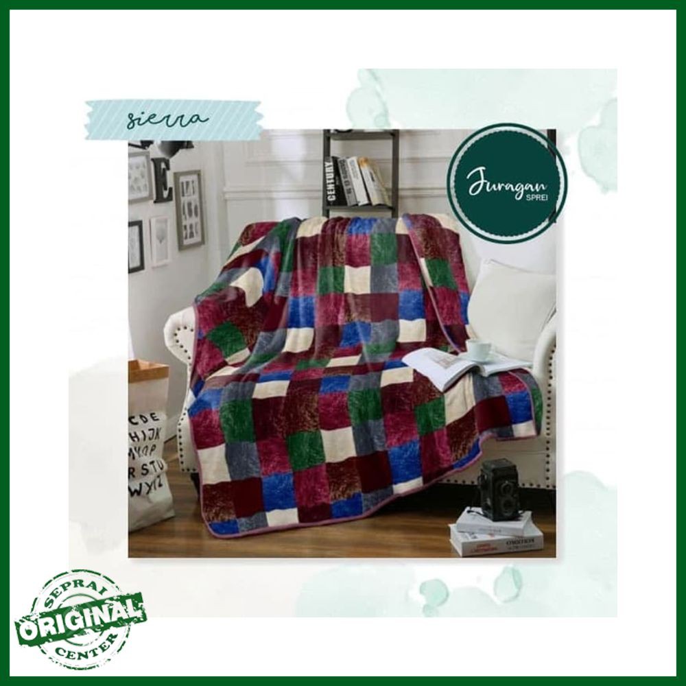 SELIMUT KINTAKUN MICRO FLANEL 160 X 200 SIERA - SELIMUT DEWASA