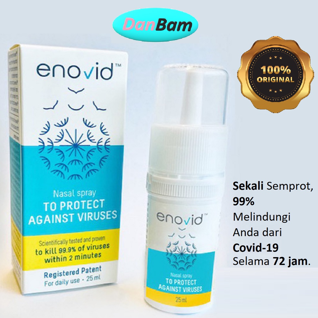 Enovid Daily Nose Sanitizer Spray Membunuh Covid-19
