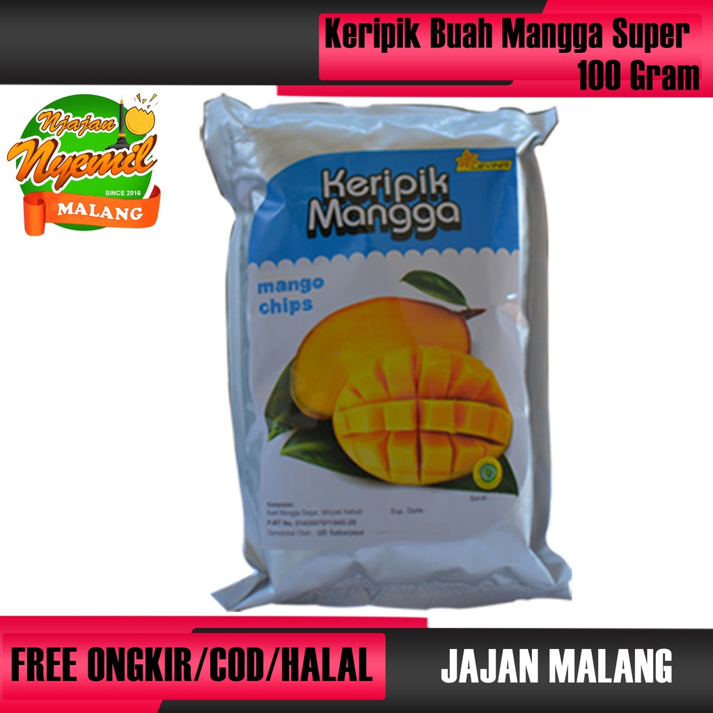 

KERIPIK BUAH MANGGA KEMASAN 100 GRAM