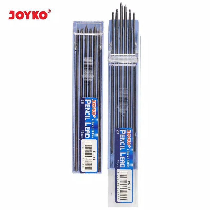 

Pencil Lead / Isi Pensil Mekanik Joyko PL-11 / 2B / 2.0 mm