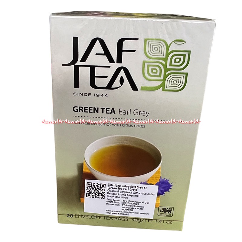 Jaf Tea Ceylon 20bag Oolong Tea High Mountain Green tea Early Grey Pure Infusion Lemon &amp; Ginger Ceylon 20 envelope Teh Kemasan Amplop Tea Bag Jaftea Jav Tea Java Tea Black Tea Teh Hitam