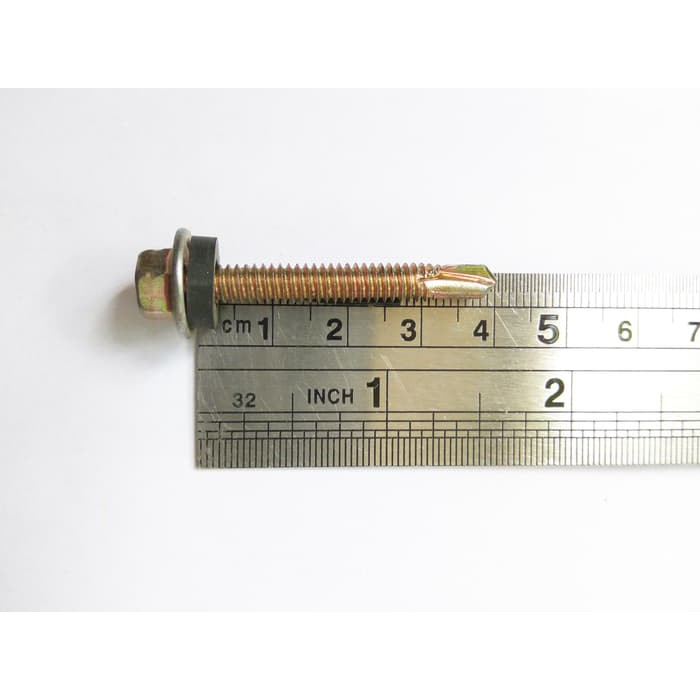 Sekrup Roofing Baut Roofing M5 x 40 Baut / skrup / sekrup / roofing halus / ruping Atap