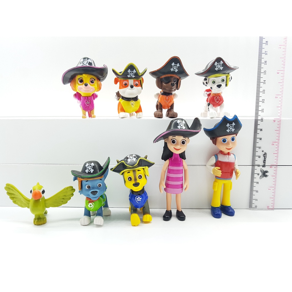 Paw Patrol Bajak Laut isi 9 Action Figure