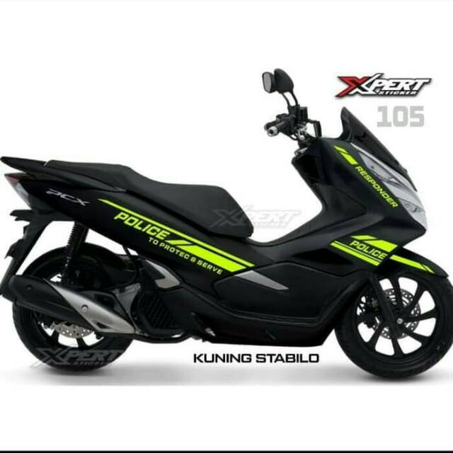 

Cutying sticker pcx terbaru 2019 warna kuning stabilo