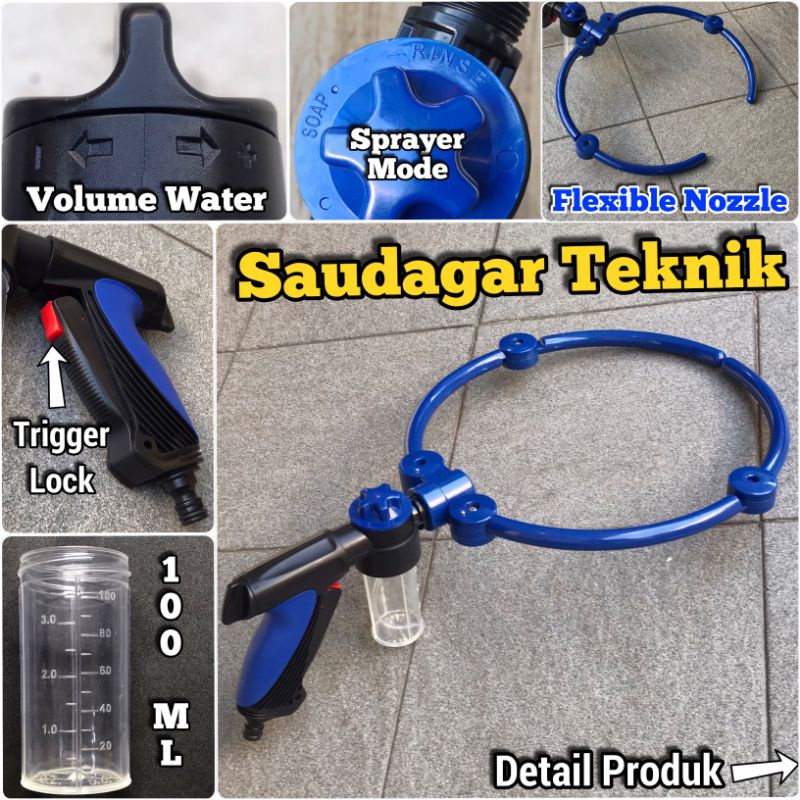 Pet Bathing Tool Sprayer Mandi Anjing Kucing Dog Bathing 360 dagree