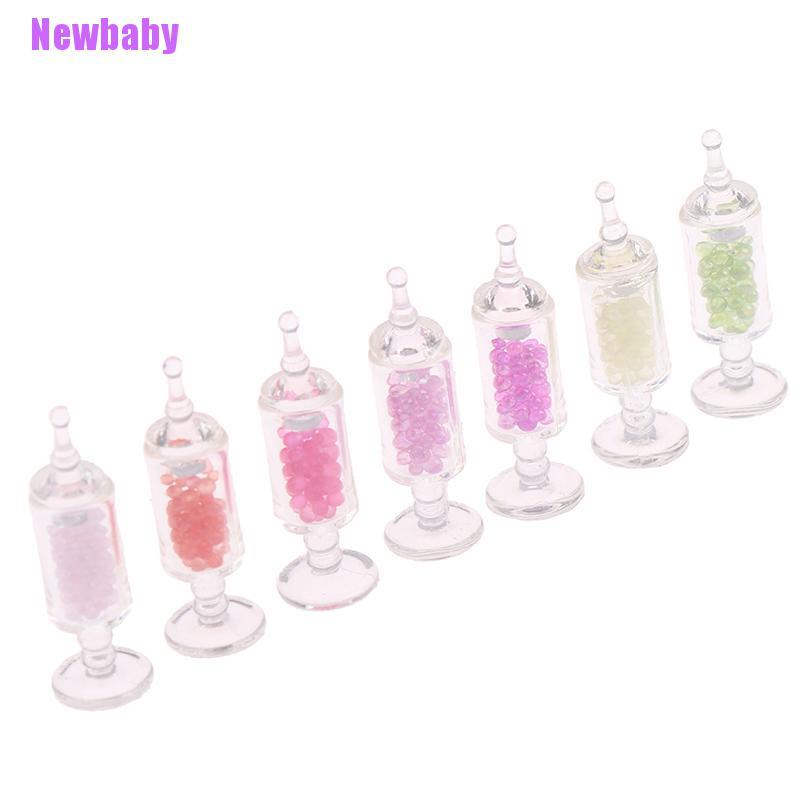 (Newbaby) Mainan Miniatur Toples Permen Bahan Resin Skala 1: 12 Untuk Dekorasi Rumah Boneka