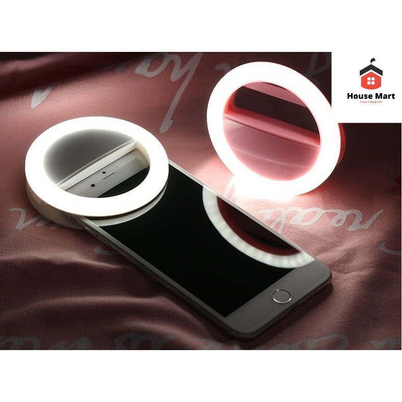 Ring Lampu HP Ring Lampu Selfie Kamera Bulat Kaca Original Good Quality