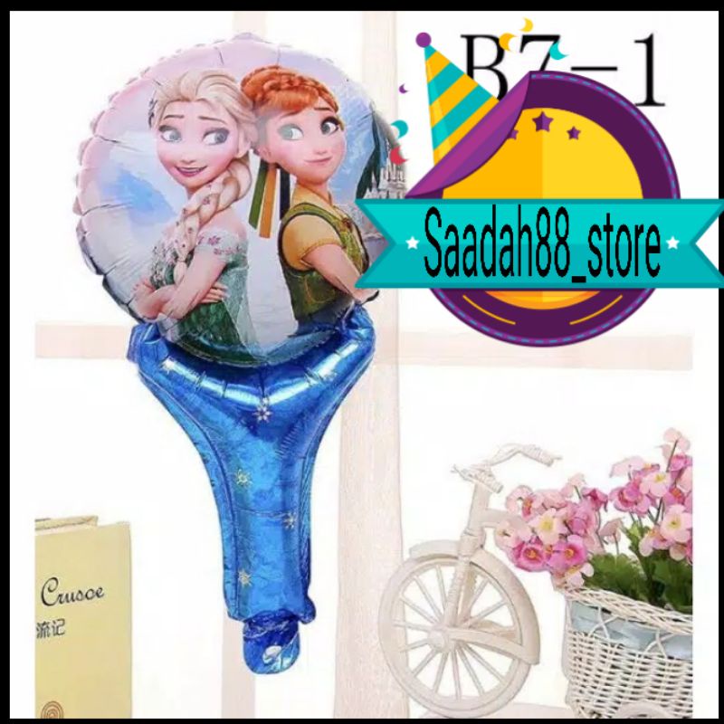 Balon Foil Pentungan / Balon Tongkat KarakterFrozen