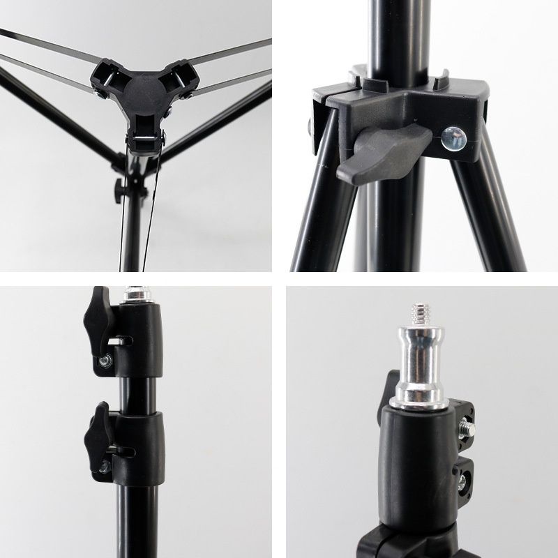 TRIPOD RING LIGHT 2.1 HP PLUS REMOTE KEPALA TRIPOD BAUT UNIVERSAL