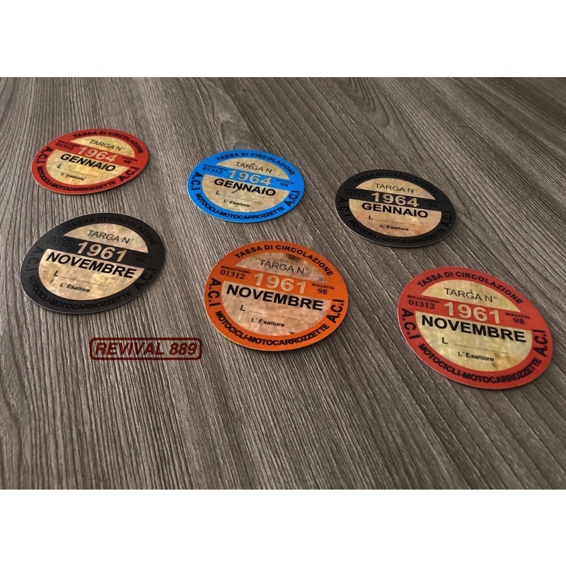 Tax Holder Vespa tanpa frame