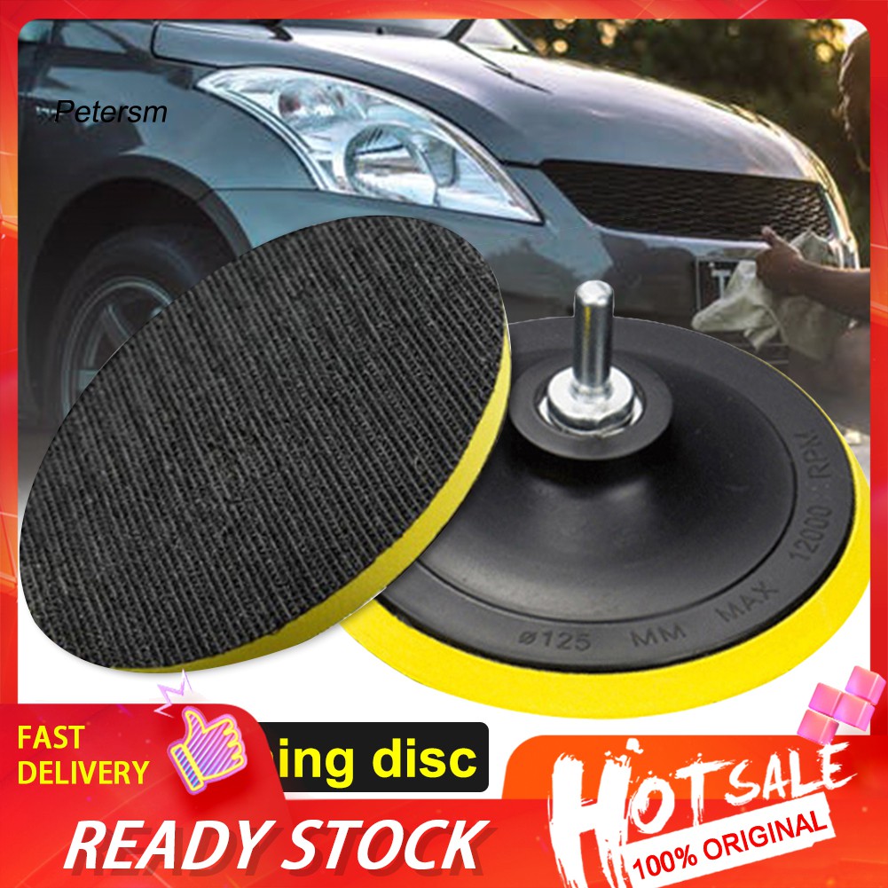 PST_M14 Car Auto Polisher Buffing Sanding Angle Grinder Hook Loop Backing Pad Discs