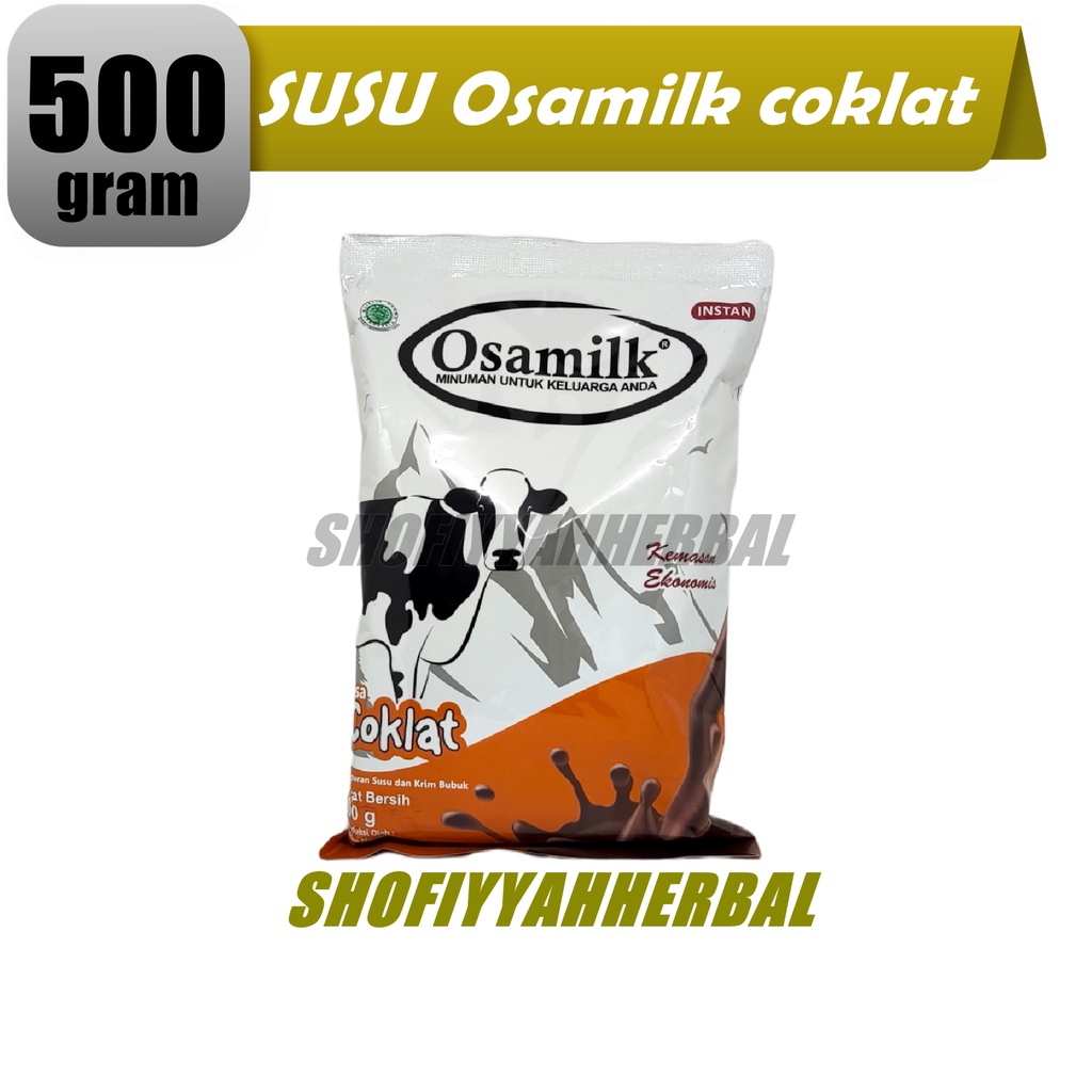 

SUSU PENAMBAH BERAT BADAN OSAMILK 500 G RASA VANILLA DAN COKLAT