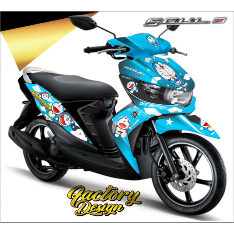 Sticker Decal Full Body Yamaha Mio Soul Gt Motip Doraemon Tosca Saungdigital Shopee Indonesia