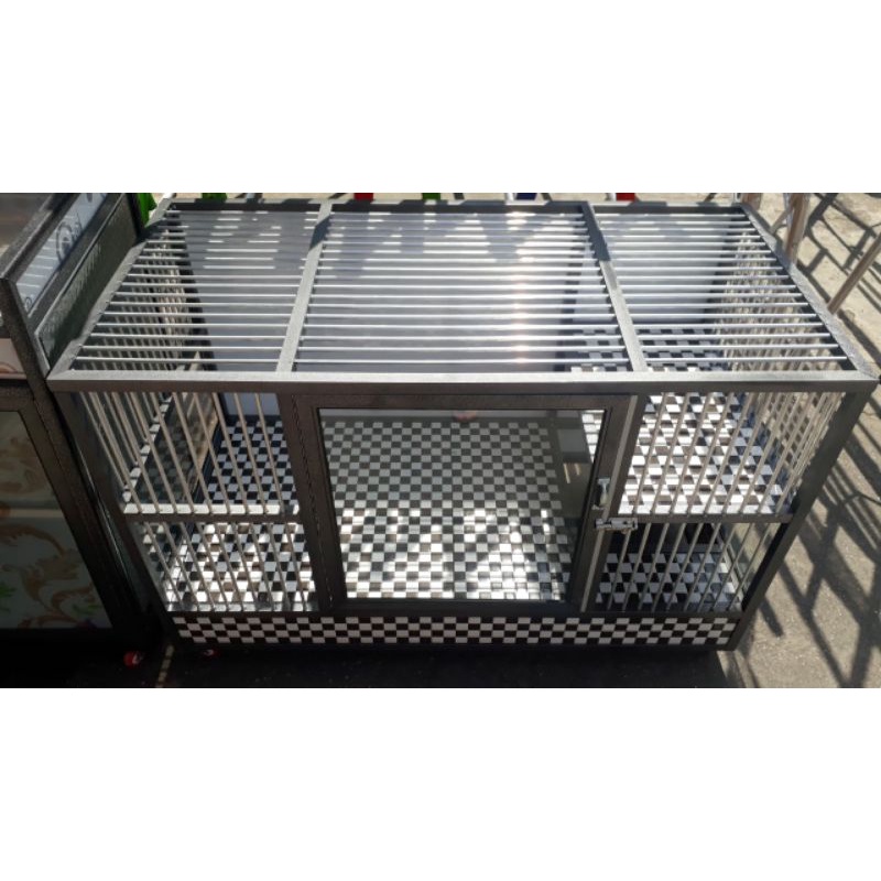 Kandang Kucing Alumunium Satu Tingkat