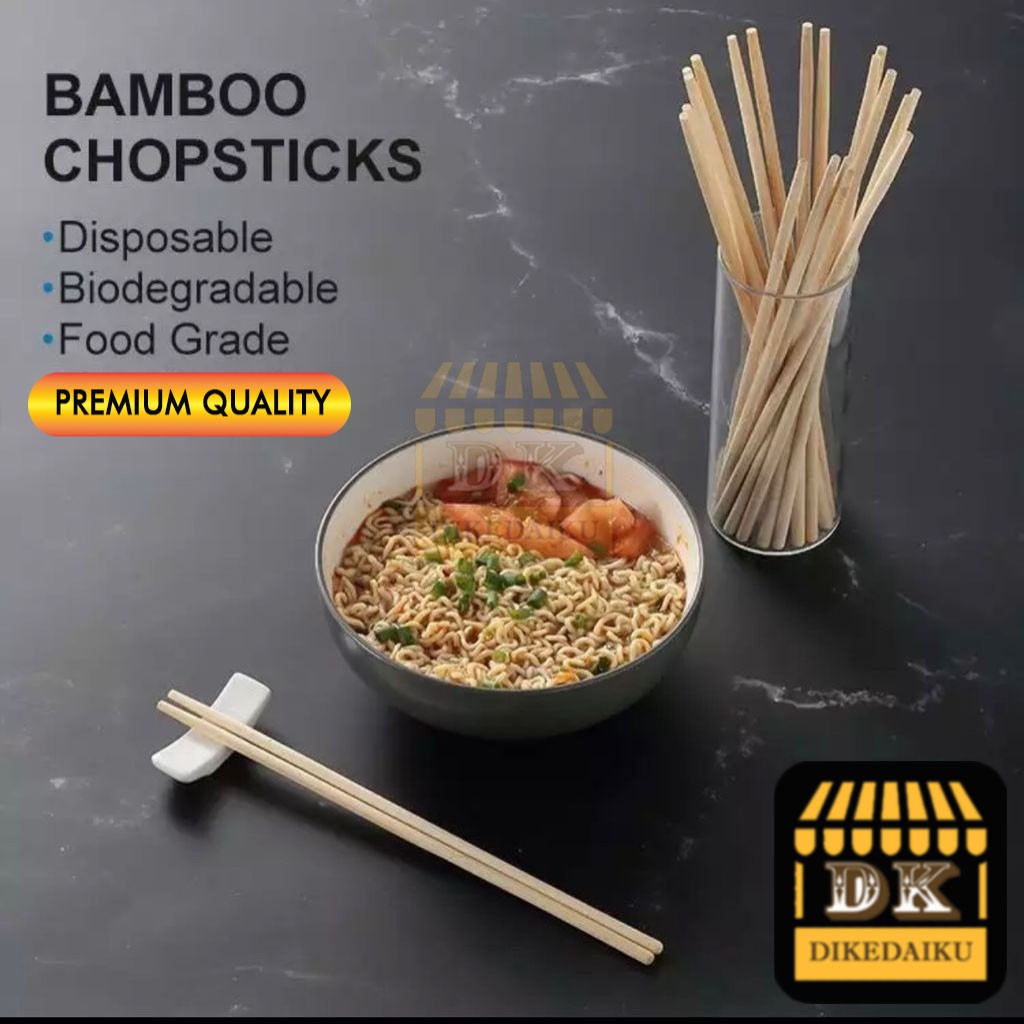 Sumpit Bambu / sumpit kayu super merk Swan / Bambu Chopstick Swan