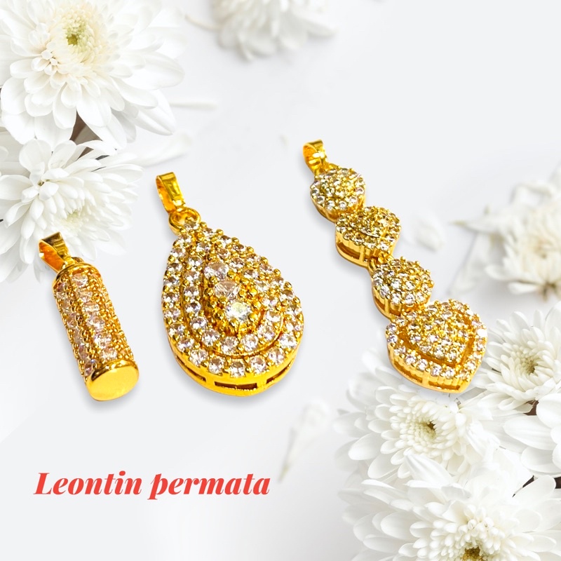 leontin untuk kalung wanita //perhiasan //leontin permata//kalung//leontin