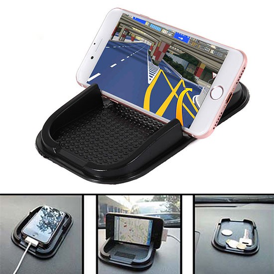 Matras Lengket Tempat Handphone / GPS Anti Slip untuk Dashboard Mobil