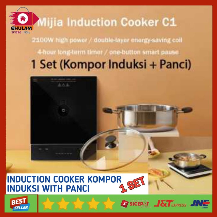 NEW Induction Cooker Kompor Listrik Induksi with Panci Kompor Induksi