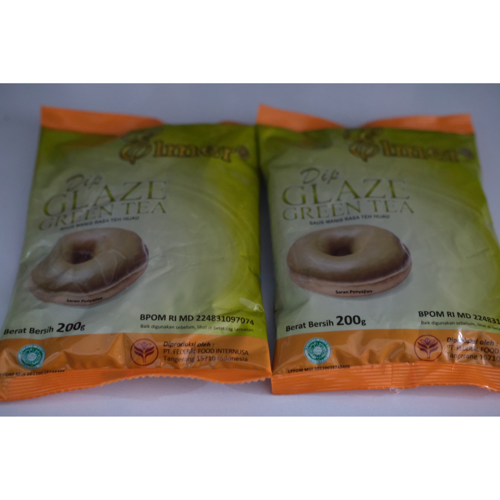 

DIP GLAZE ELMER GREEN TEA CELUPAN DONAT 200gr