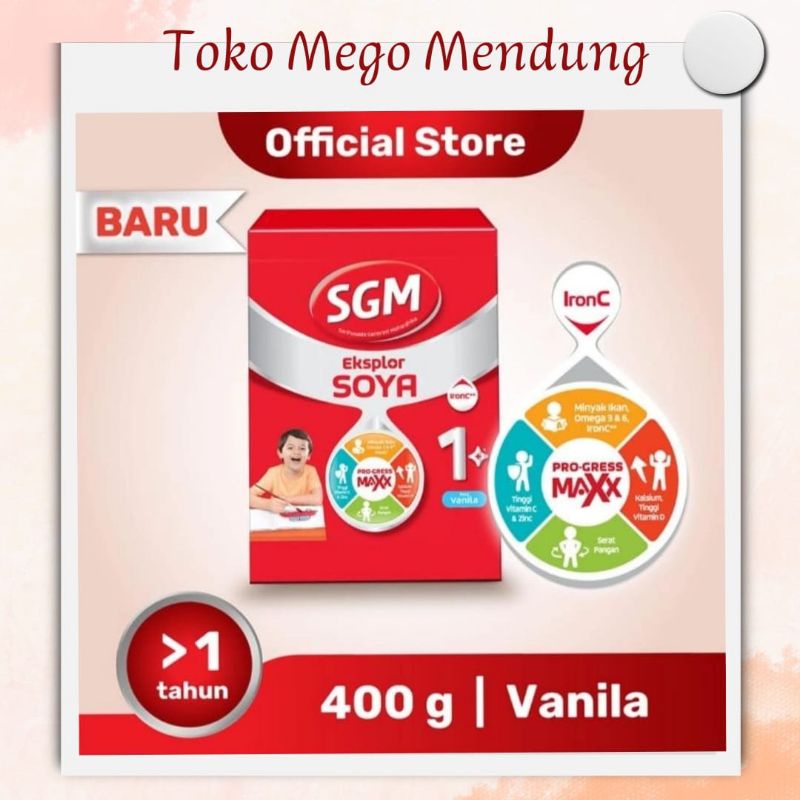 SGM SOYA 1+ VANILA 400GRAM