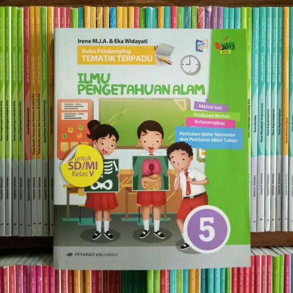 BUKU BUPING IPA SD/MI KELAS 5 REVISI K13N ERLANGGA