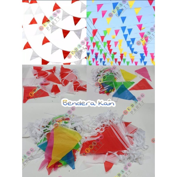 Bendera Kain/Bendera Kain Segitiga/Bendera Kemerdekaan/Bendera Festival/Bendera Merah Putih