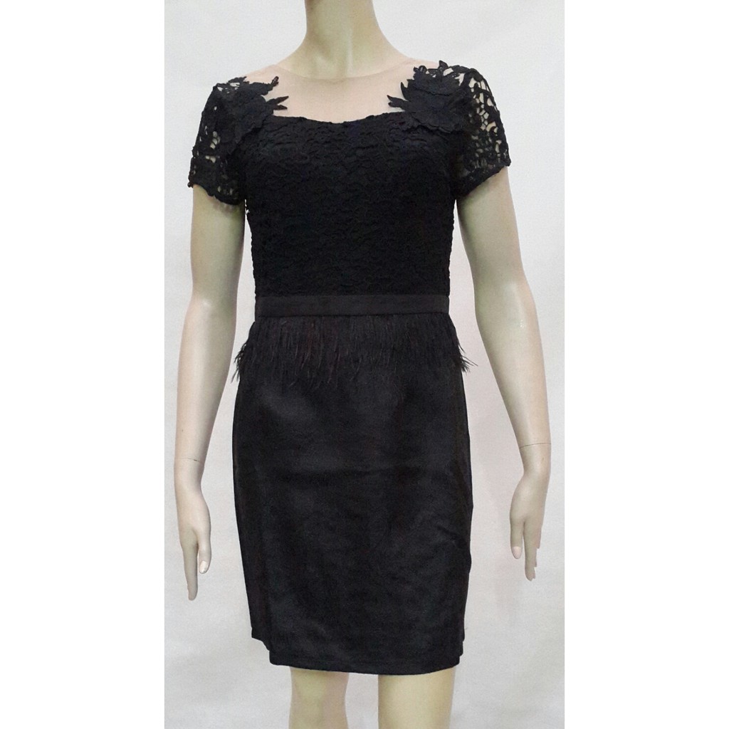 MOSCATO 883725 3a Dress Brokat Import / Dress Lengan Pendek / Dress Pesta