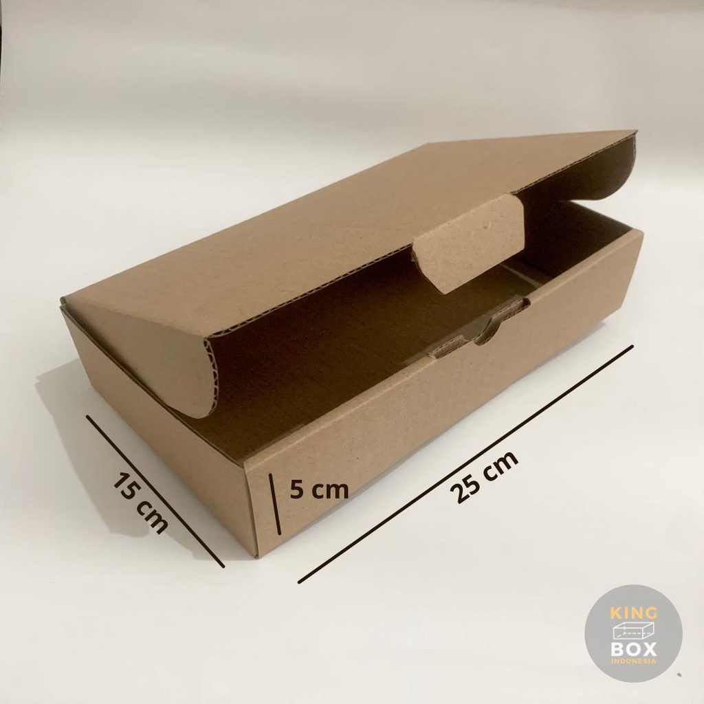 

Kardus Karton Packaging Box 25 x 15 x 5 cm - Die Cut