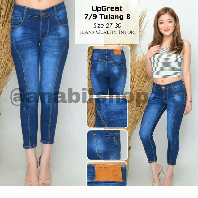 Celana Jeans Quality Import 7/9 Tulang B