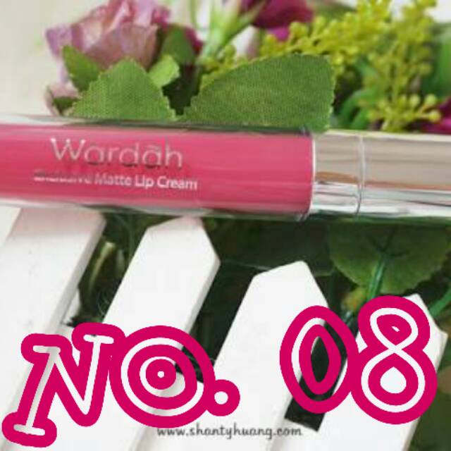 Wardah Exclusive matte Lip Cream No.8 / wardah lip cream
