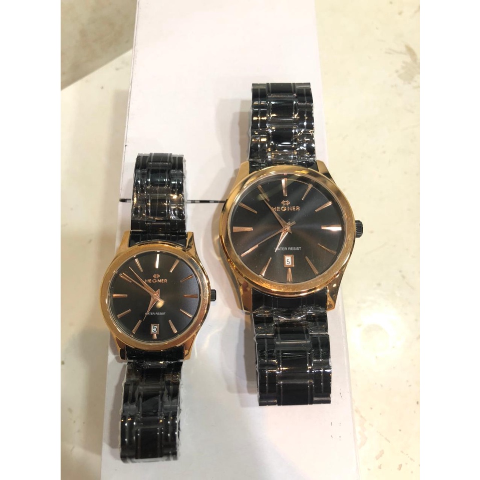 Jam Tangan Hegner Couple Black