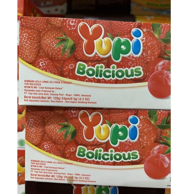 

SIAP KIRIM Yupi Bolicious Strawberry 1 box isi 24 pcs ♡ 885