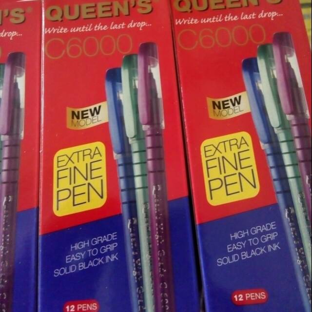 

pulpen/bulpen/Bolpoin queen c6000 warna hitam