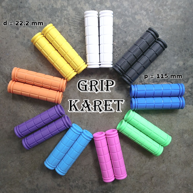 Handlegrip Sepeda Warna Bahan Karet Mirip Grip Oury