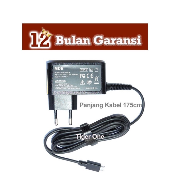 Jual Charger Adaptor Lenovo Yoga Book YB1X90F 12V 2A Shopee Indonesia